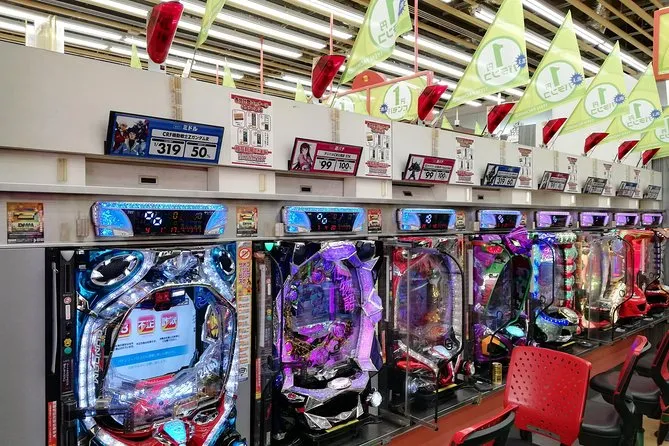 Shinjuku Cosmos Pachinko rows of machines